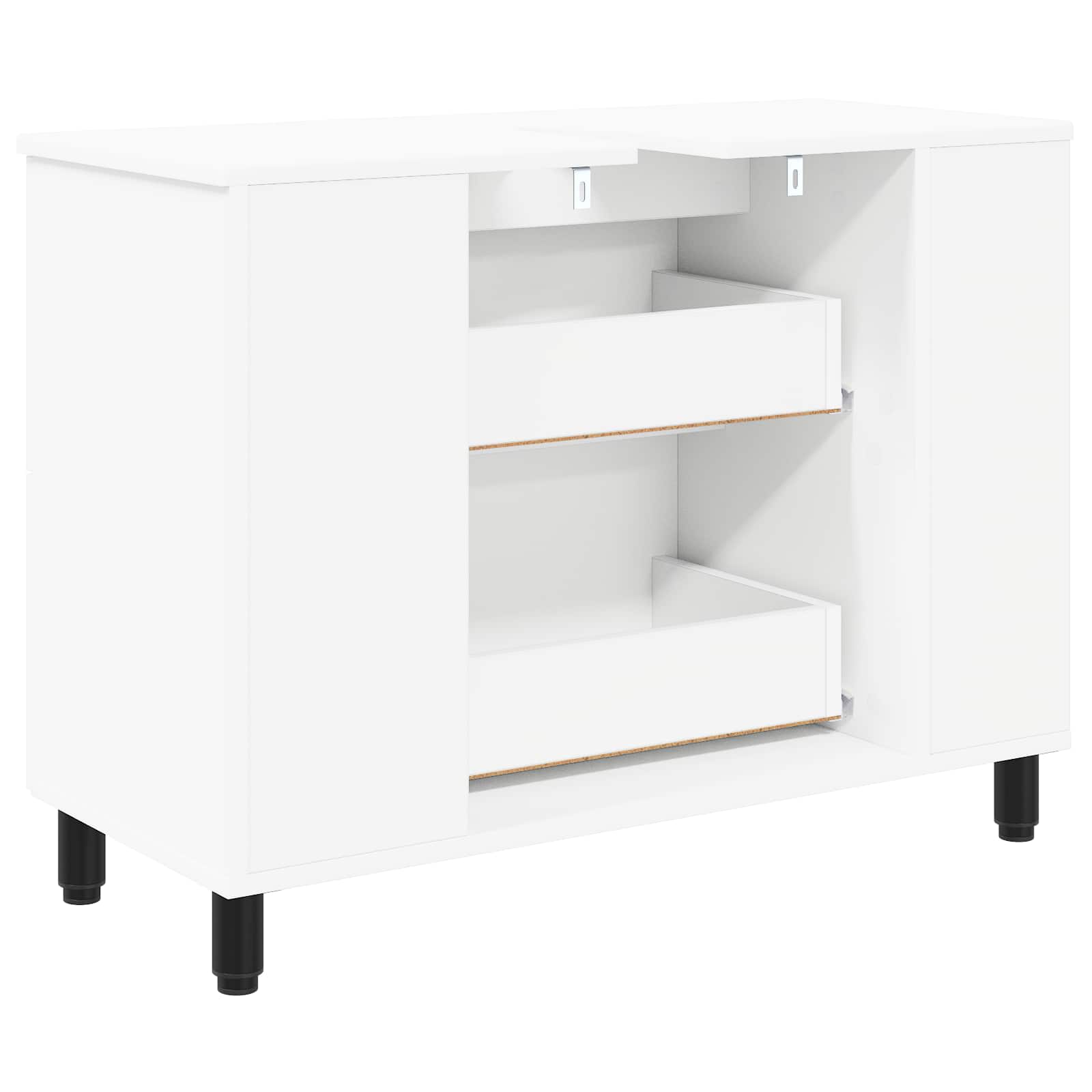 Unidad de tocador de baño Blanco 80 x 35 x 60 cm