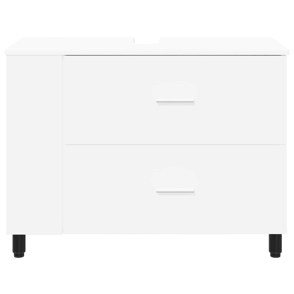 Unidad de tocador de baño Blanco 80 x 35 x 60 cm