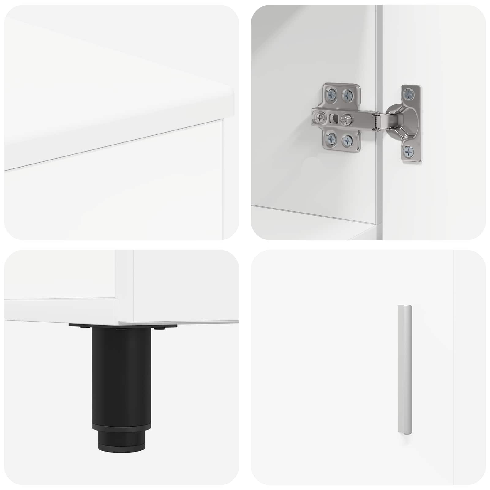 Unidad de tocador de baño Blanco 60 x 35 x 60 cm