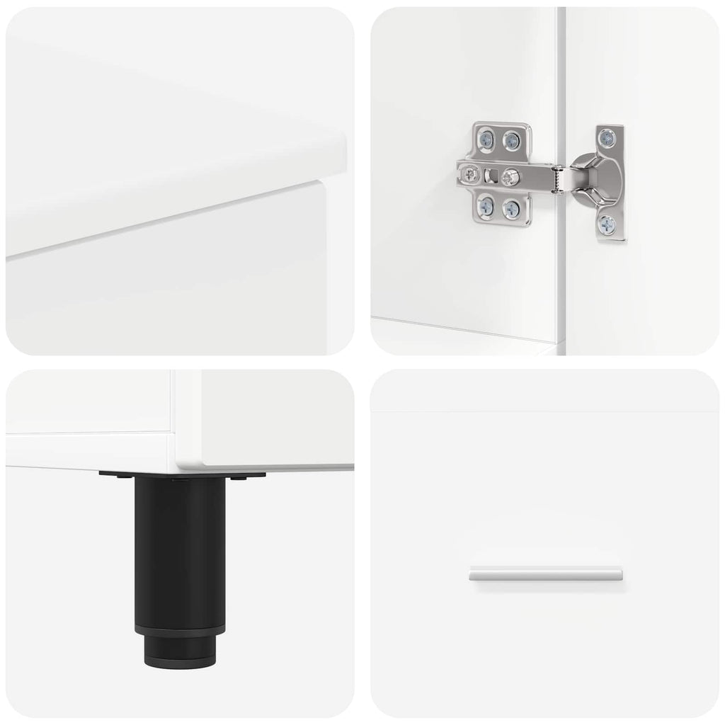 Unidad de tocador de baño Blanco 60 x 35 x 60 cm