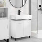 White Bathroom Vanity Unit 60 x 35 x 60 cm