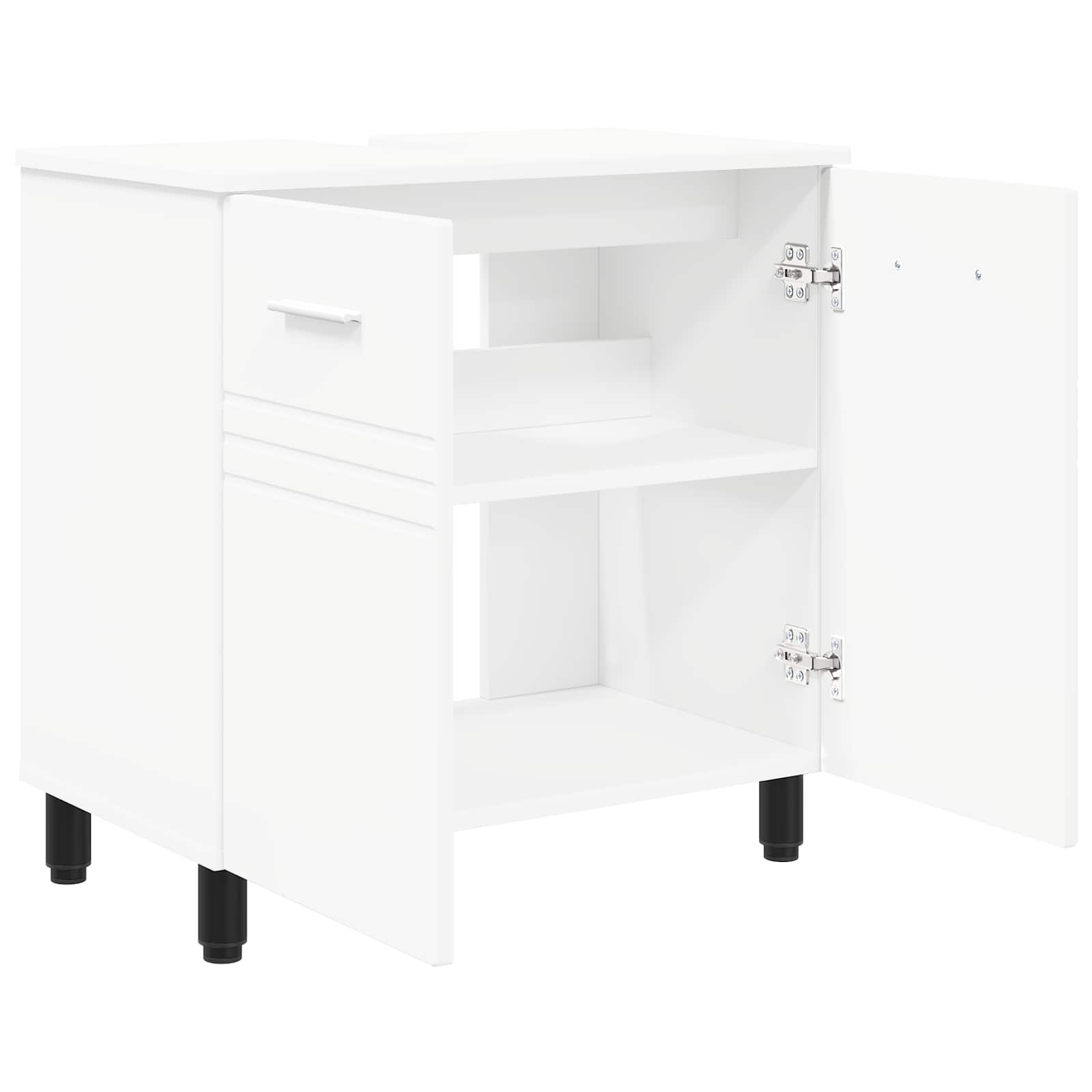 Unidad de tocador de baño Blanco 60 x 35 x 60 cm