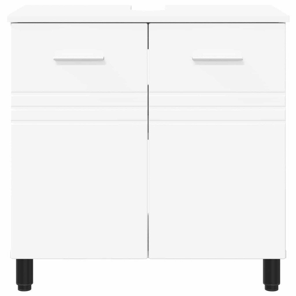 Unidad de tocador de baño Blanco 60 x 35 x 60 cm