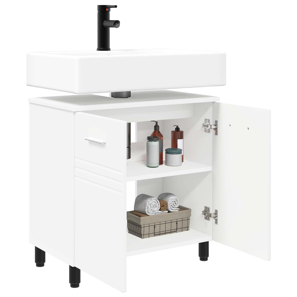 Unidad de tocador de baño Blanco 60 x 35 x 60 cm