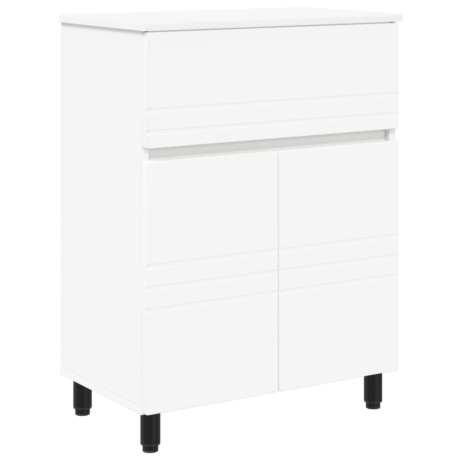 Unidad de tocador de baño Blanco 60 x 35 x 80 cm