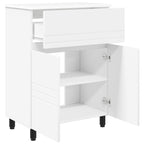 Unidad de tocador de baño Blanco 60 x 35 x 80 cm