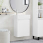 Módulo de baño con grifería Blanco 45,5 x 22,5 x 84 cm