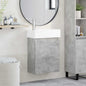 Módulo de baño con grifería Blanco 45,5 x 22,5 x 84 cm
