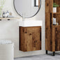 Módulo de baño con grifería Blanco 45,5 x 22,5 x 84 cm