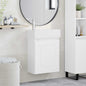 Módulo de baño con grifería Blanco 45,5 x 22,5 x 84 cm