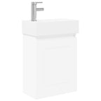Módulo de baño con grifería Blanco 45,5 x 22,5 x 84 cm
