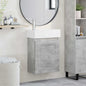Módulo de baño con grifería Blanco 45,5 x 22,5 x 84 cm