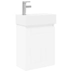 Módulo de baño con grifería Blanco 45,5 x 25,5 x 84 cm