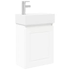 Módulo de baño con grifería Blanco 45,5 x 22,5 x 84 cm