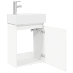 Módulo de baño con grifería Blanco 45,5 x 22,5 x 84 cm