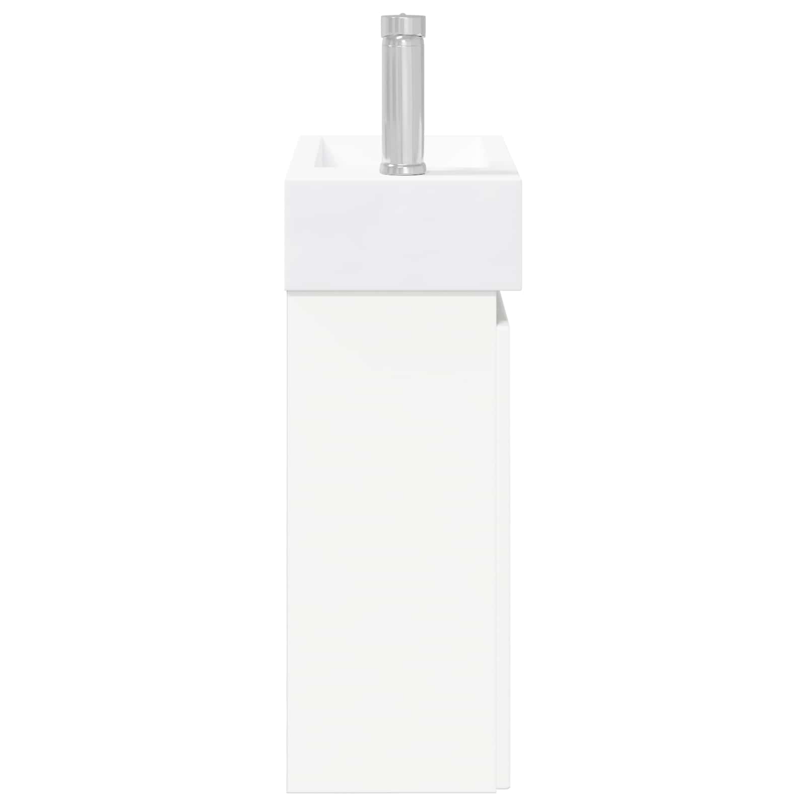 Módulo de baño con grifería Blanco 45,5 x 22,5 x 84 cm