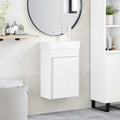 Módulo de baño con grifería Blanco 40,5 x 22,5 x 62 cm