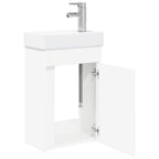 Módulo de baño con grifería Blanco 40,5 x 22,5 x 62 cm