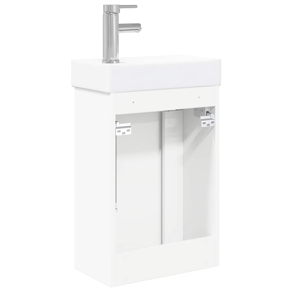 Módulo de baño con grifería Blanco 40,5 x 22,5 x 62 cm