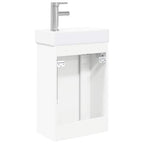 Módulo de baño con grifería Blanco 40,5 x 22,5 x 62 cm