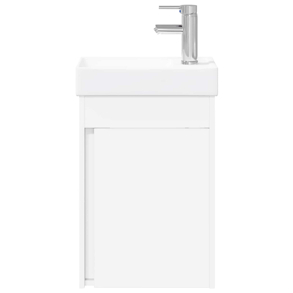 Módulo de baño con grifería Blanco 40,5 x 22,5 x 62 cm