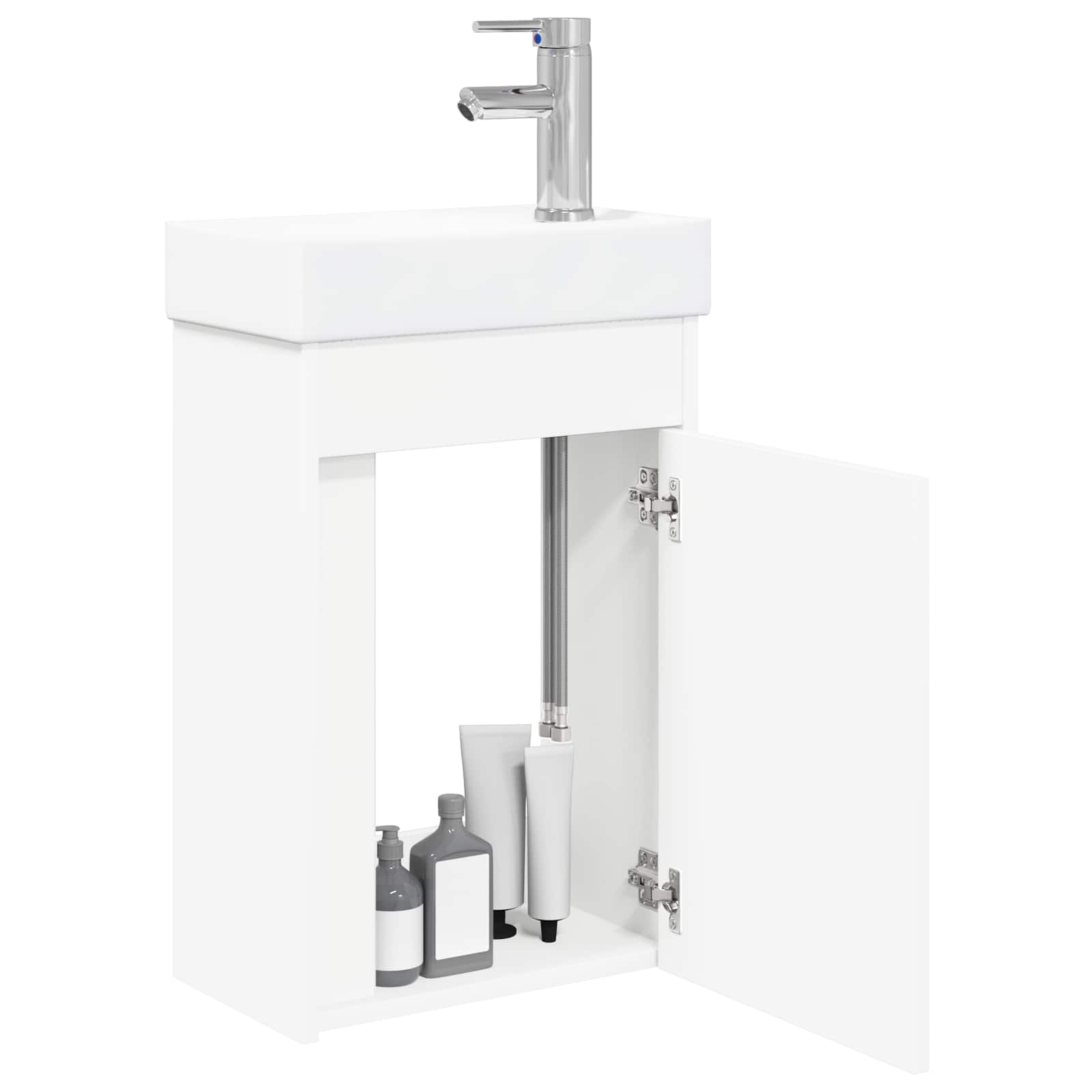 Módulo de baño con grifería Blanco 40,5 x 22,5 x 62 cm