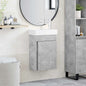 Bathroom cabinet with faucet White 40.5 x 22.5 x 62 cm