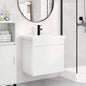 Bathroom cabinet with faucet White 61 x 40 x 74.5 cm