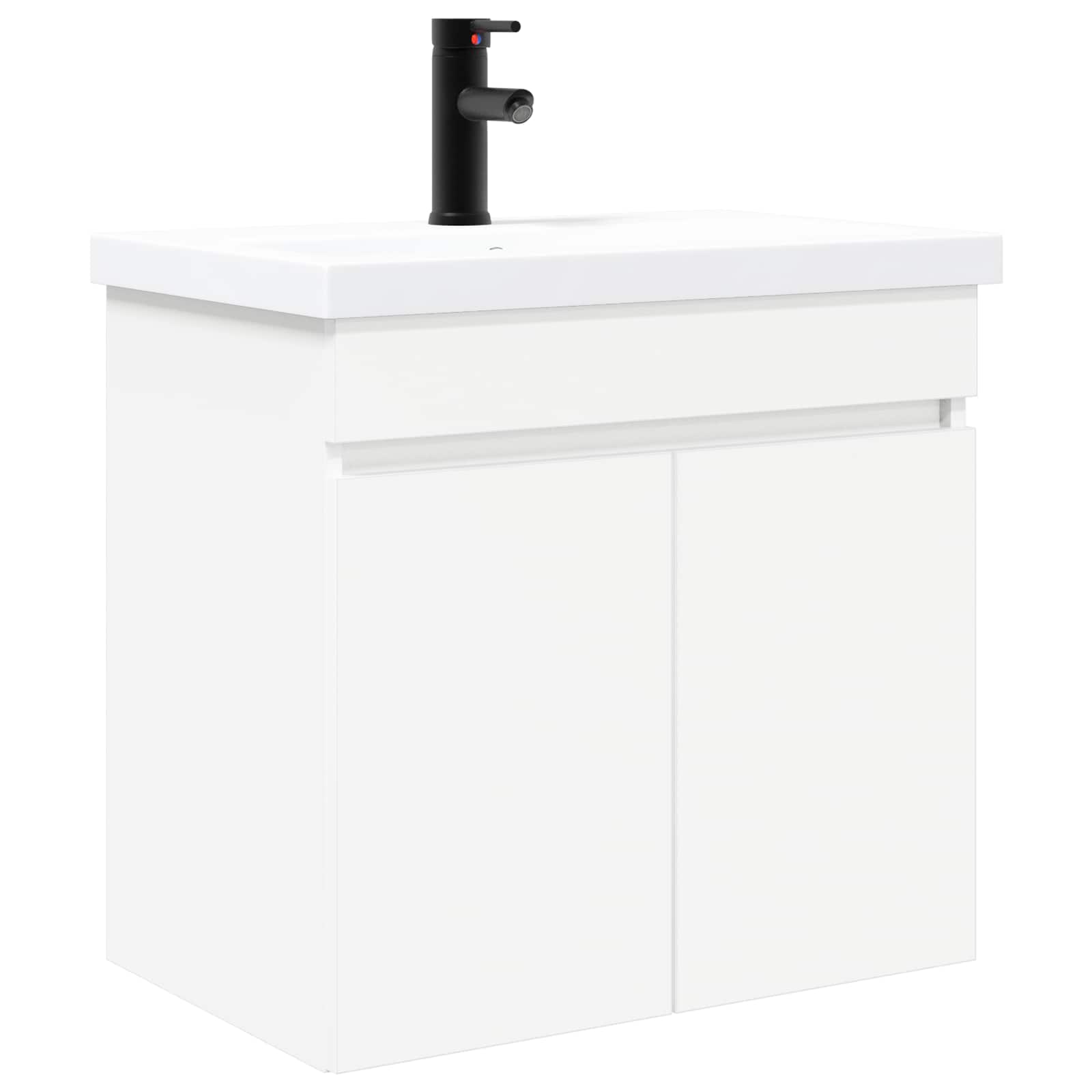 Módulo de baño con grifería Blanco 61 x 40 x 74,5 cm