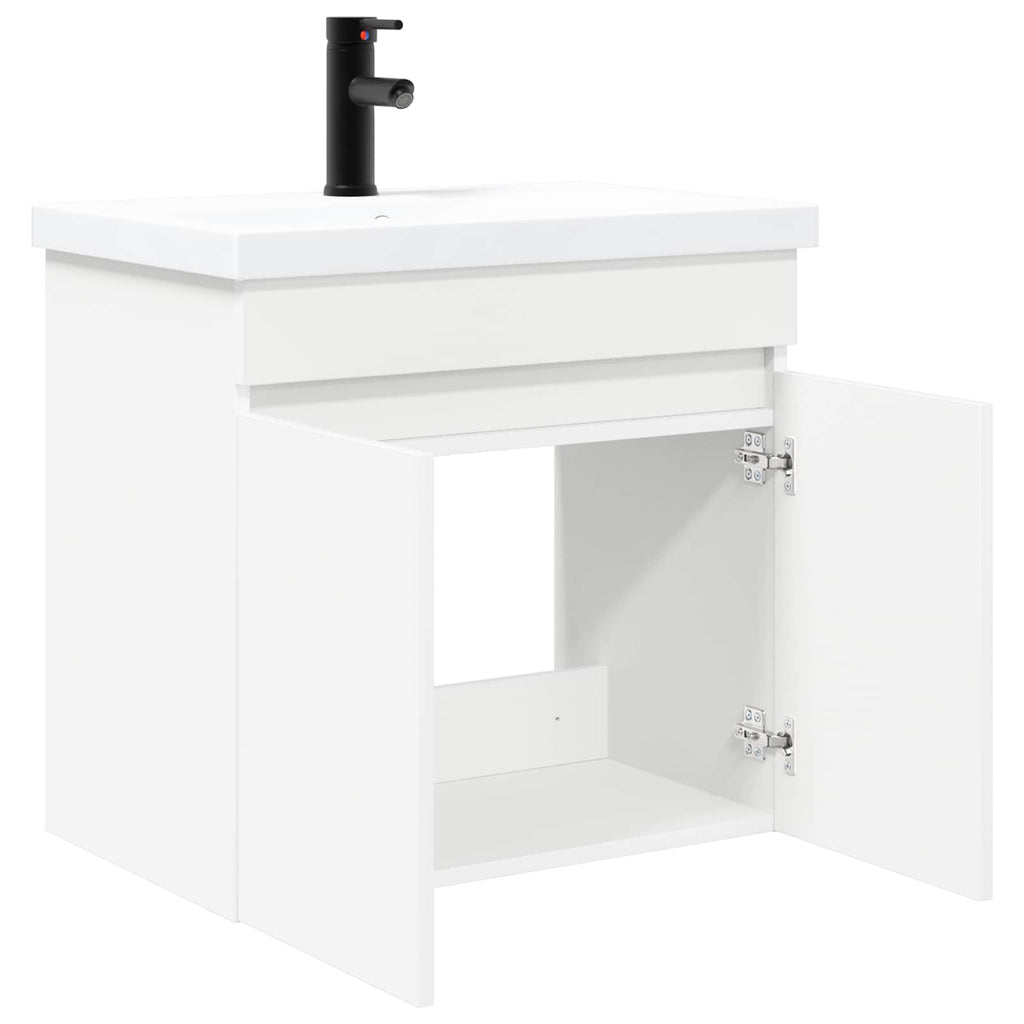 Módulo de baño con grifería Blanco 61 x 40 x 74,5 cm