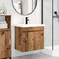 Bathroom cabinet with faucet White 61 x 40 x 74.5 cm
