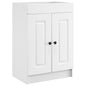 White Under Sink Cabinet 56 x 37.5 x 81 cm