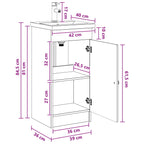 Vanidad de baño con lavabo Blanco 42 x 40 x 84,5 cm