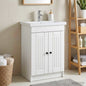 White Under-Sink Cabinet 56 x 37.5 x 81 cm