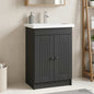 White Under-Sink Cabinet 56 x 37.5 x 81 cm