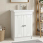 White Under-Sink Cabinet 56 x 37.5 x 81 cm