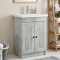 White Under-Sink Cabinet 56 x 37.5 x 81 cm