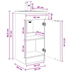 Vanidad de baño con lavabo Blanco 42 x 40 x 84,5 cm