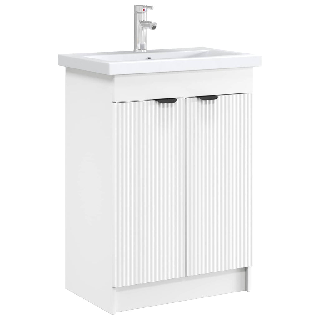 Cabinet debajo del fregadero Blanco 56 x 37,5 x 81 cm