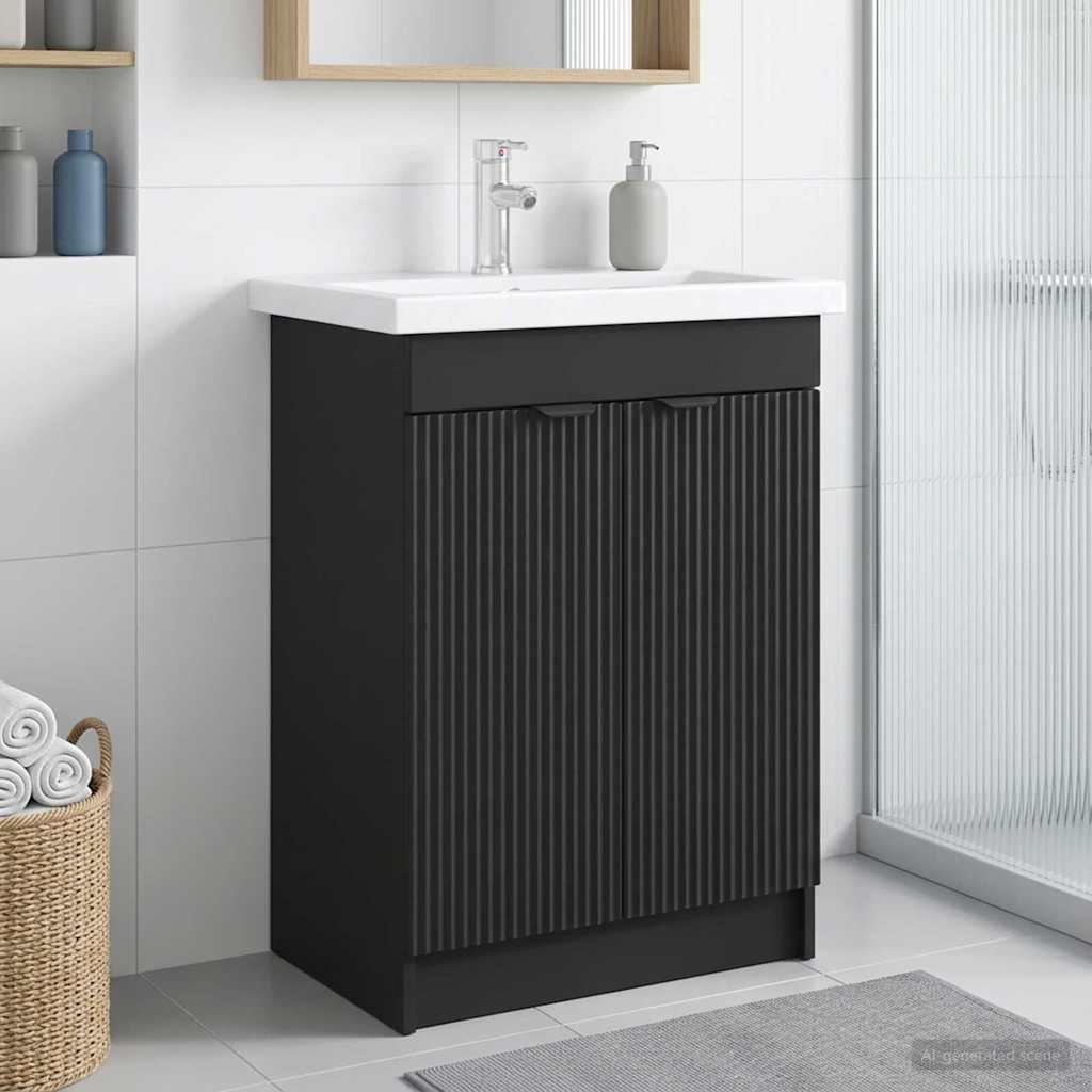 Cabinet debajo del fregadero Blanco 56 x 37,5 x 81 cm