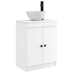 Vanidad de baño con lavabo Blanco 54 x 35 x 83 cm