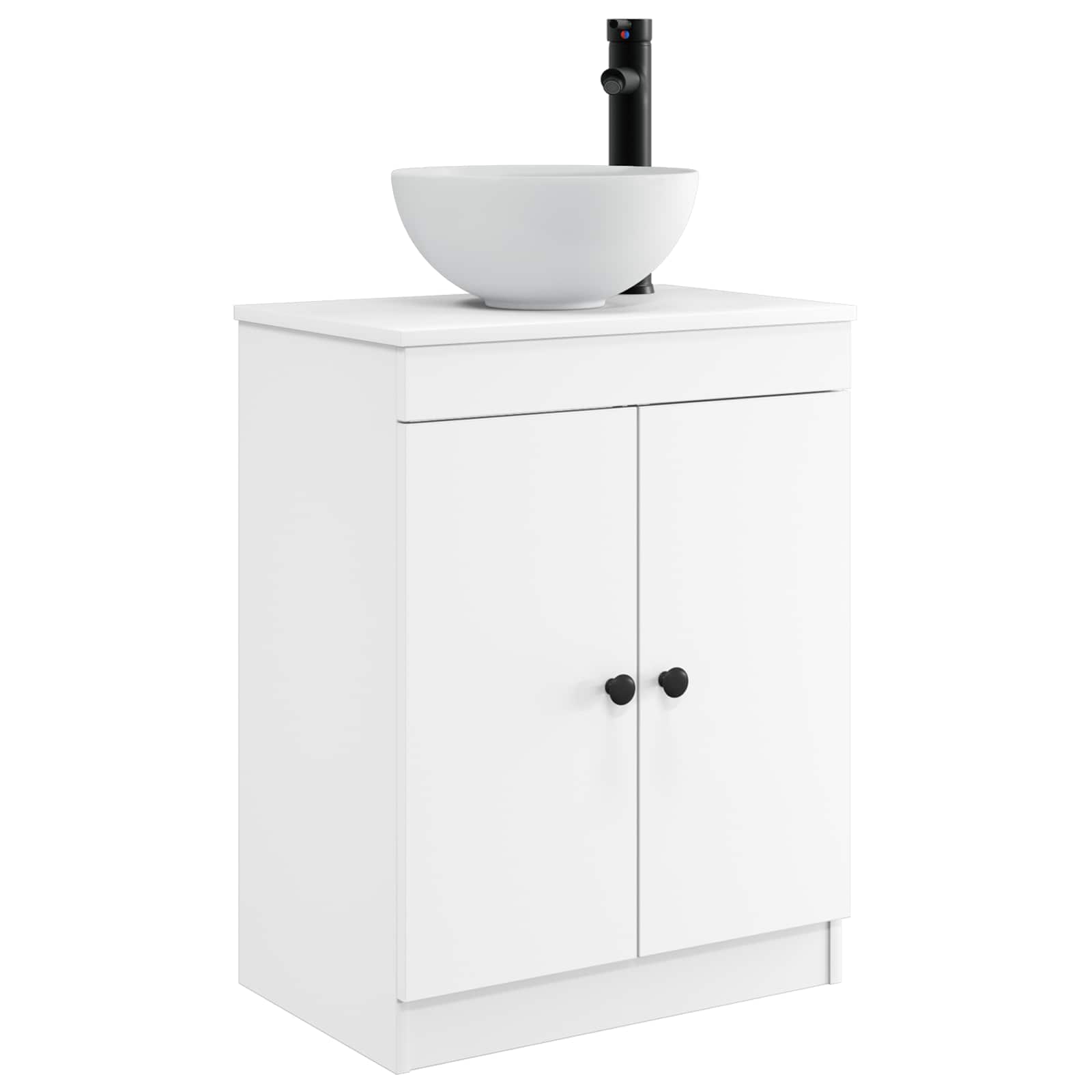 Vanidad de baño con lavabo Blanco 54 x 35 x 83 cm