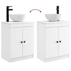 Vanidad de baño con lavabo Blanco 54 x 35 x 83 cm