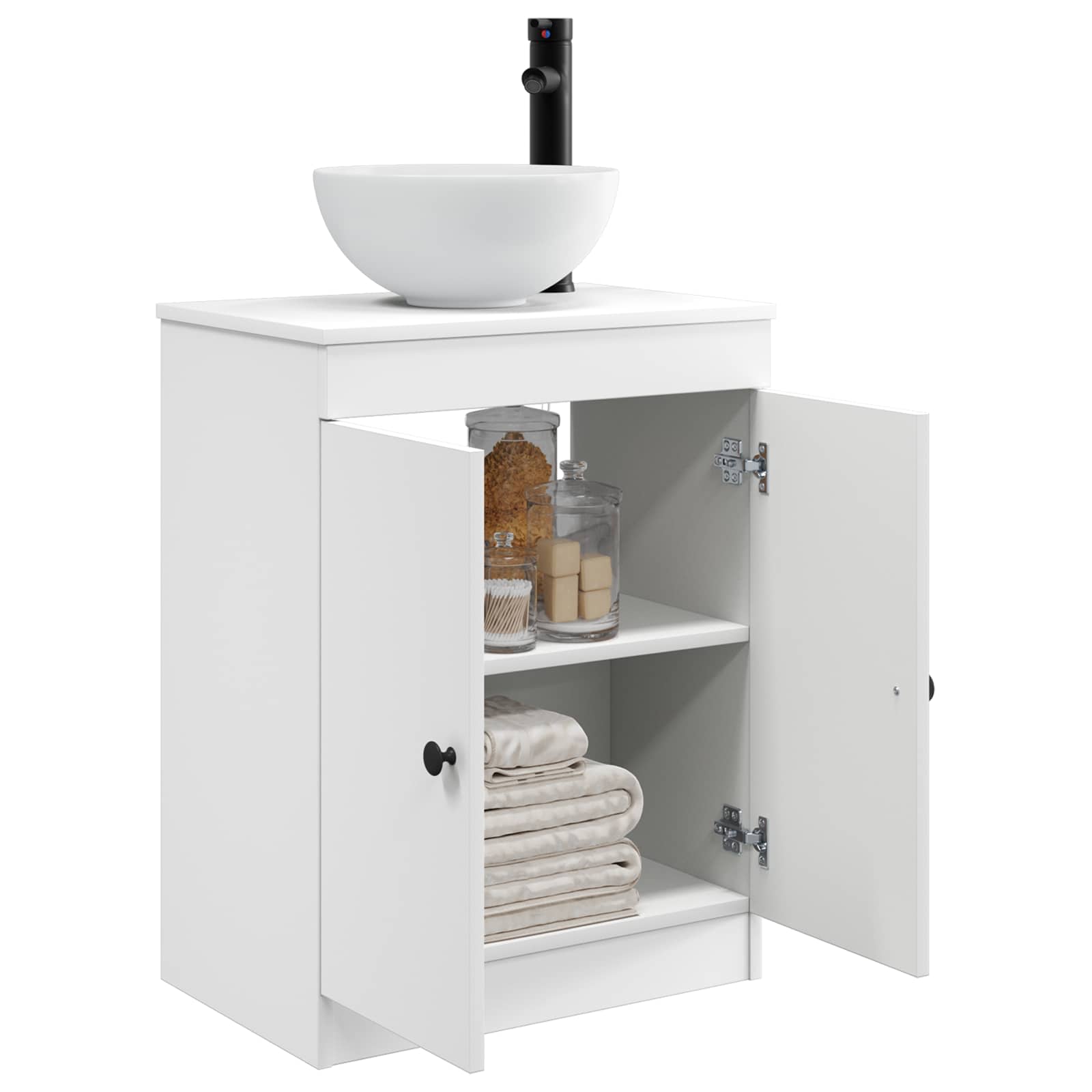 Vanidad de baño con lavabo Blanco 54 x 35 x 83 cm