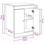 Mueble de Cuarto de Baño Blanco 54 x 41 x 70 cm
