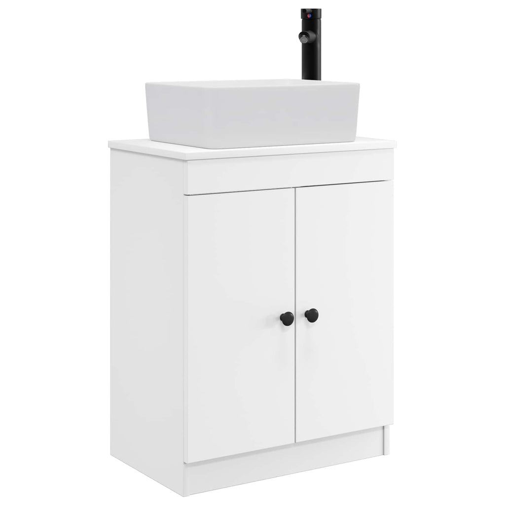 Vanidad de baño con lavabo Blanco 54 x 35 x 83 cm
