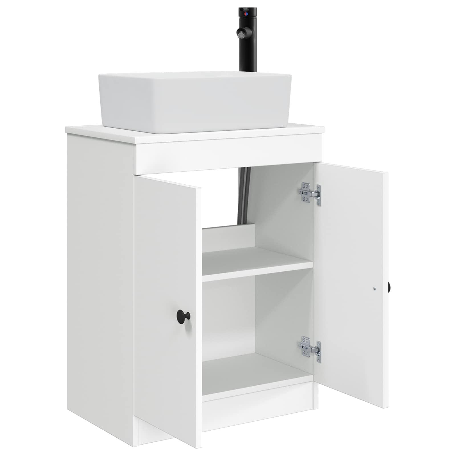 Vanidad de baño con lavabo Blanco 54 x 35 x 83 cm