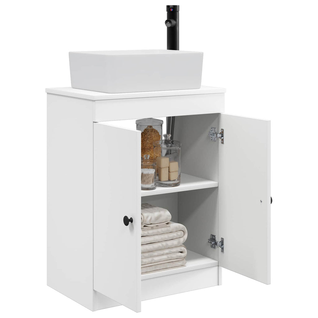Vanidad de baño con lavabo Blanco 54 x 35 x 83 cm