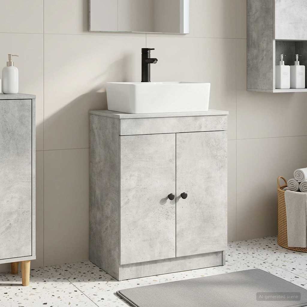 Vanidad de baño con lavabo Blanco 54 x 35 x 83 cm
