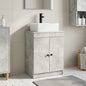 Vanidad de baño con lavabo Blanco 54 x 35 x 83 cm